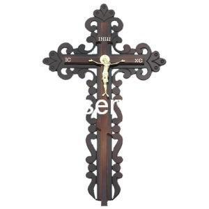 Крест на могилу "Ажурный" сосновый